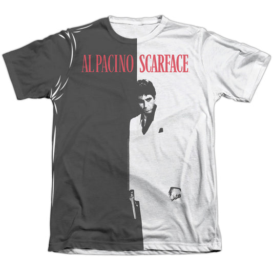 Scarface - Big Poster - Adult 65/35 Poly/cotton Short Sleeve Tee - White T-shirt