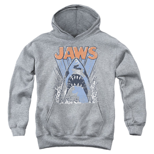 Jaws Comic Splash-youth Pull-over Hoodie - Heather