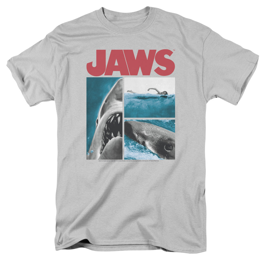 Jaws - Instajaws - Short Sleeve Adult 18/1 - Silver T-shirt