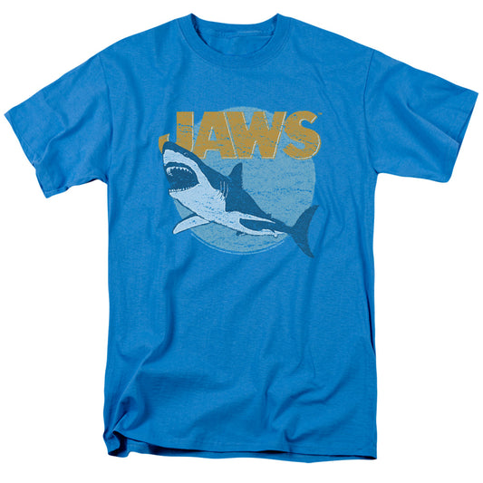 Jaws - Day Glow - Short Sleeve Adult 18/1 - Turquoise T-shirt