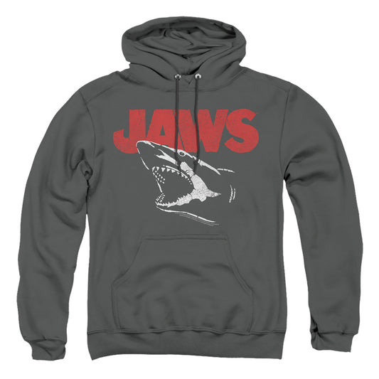 Jaws - Cracked Jaw - Adult Pull-over Hoodie - Charcoal