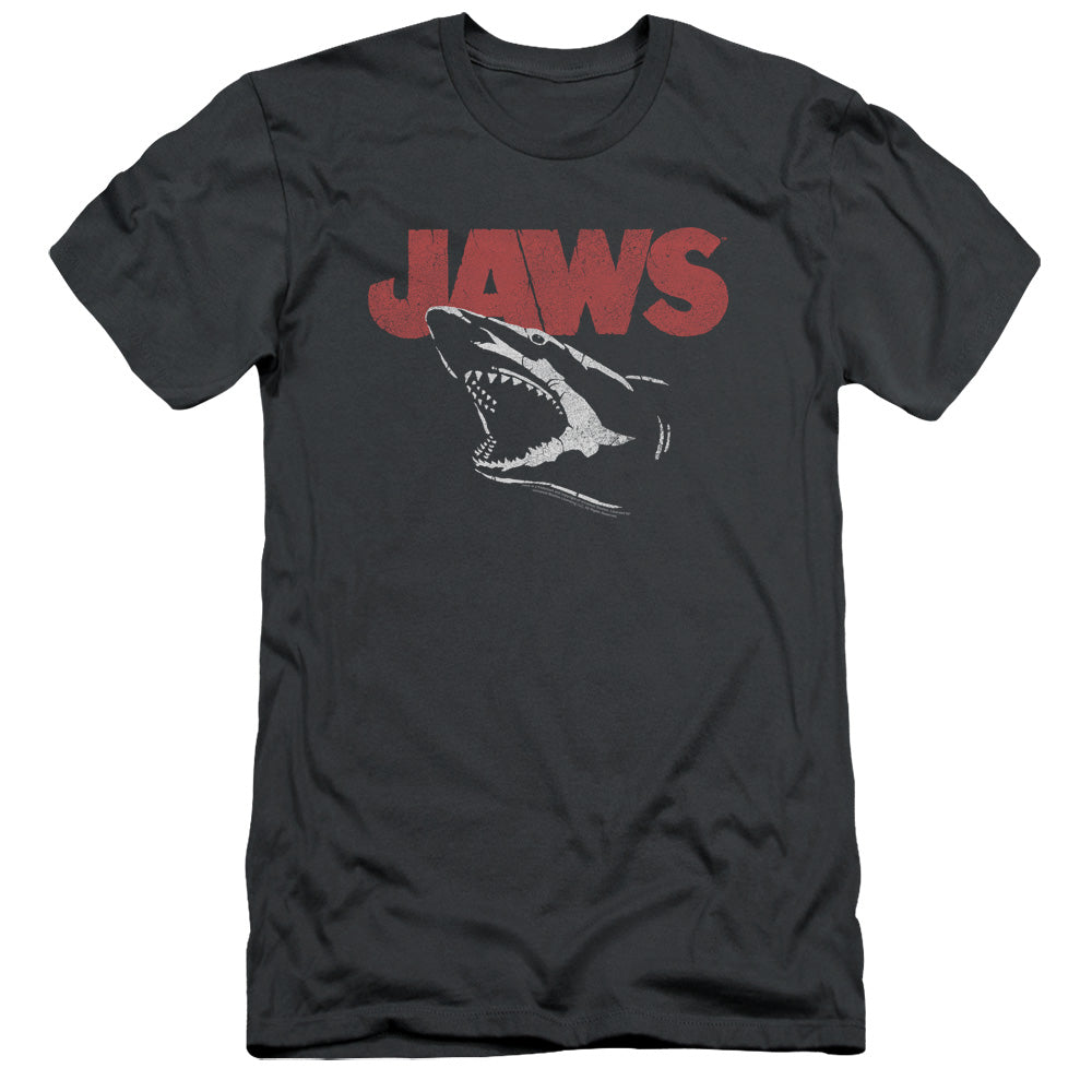 Jaws - Cracked Jaw - Short Sleeve Adult 30/1 - Charcoal T-shirt