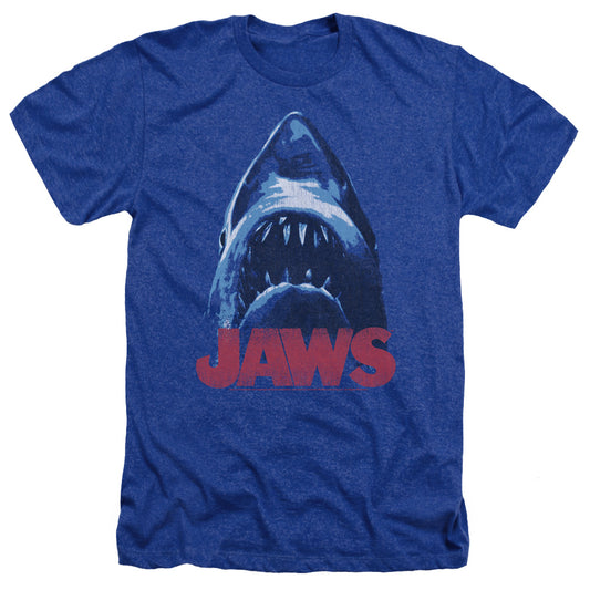 Jaws - From Below - Adult Heather - Royal Blue