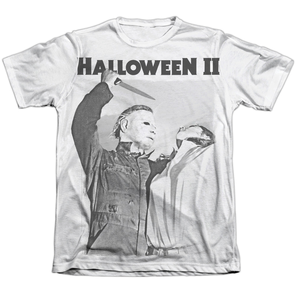 Halloween Ii - Serial Serenade - Adult 65/35 Poly/cotton Short Sleeve Tee - White - Sm - White T-shirt