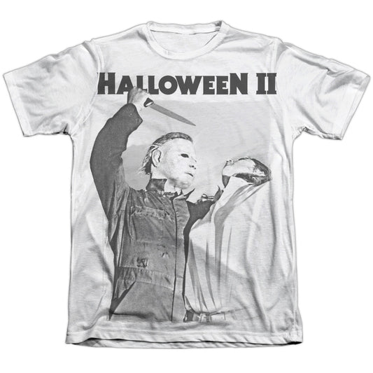 Halloween Ii - Serial Serenade - Adult 65/35 Poly/cotton Short Sleeve Tee - White - Sm - White T-shirt