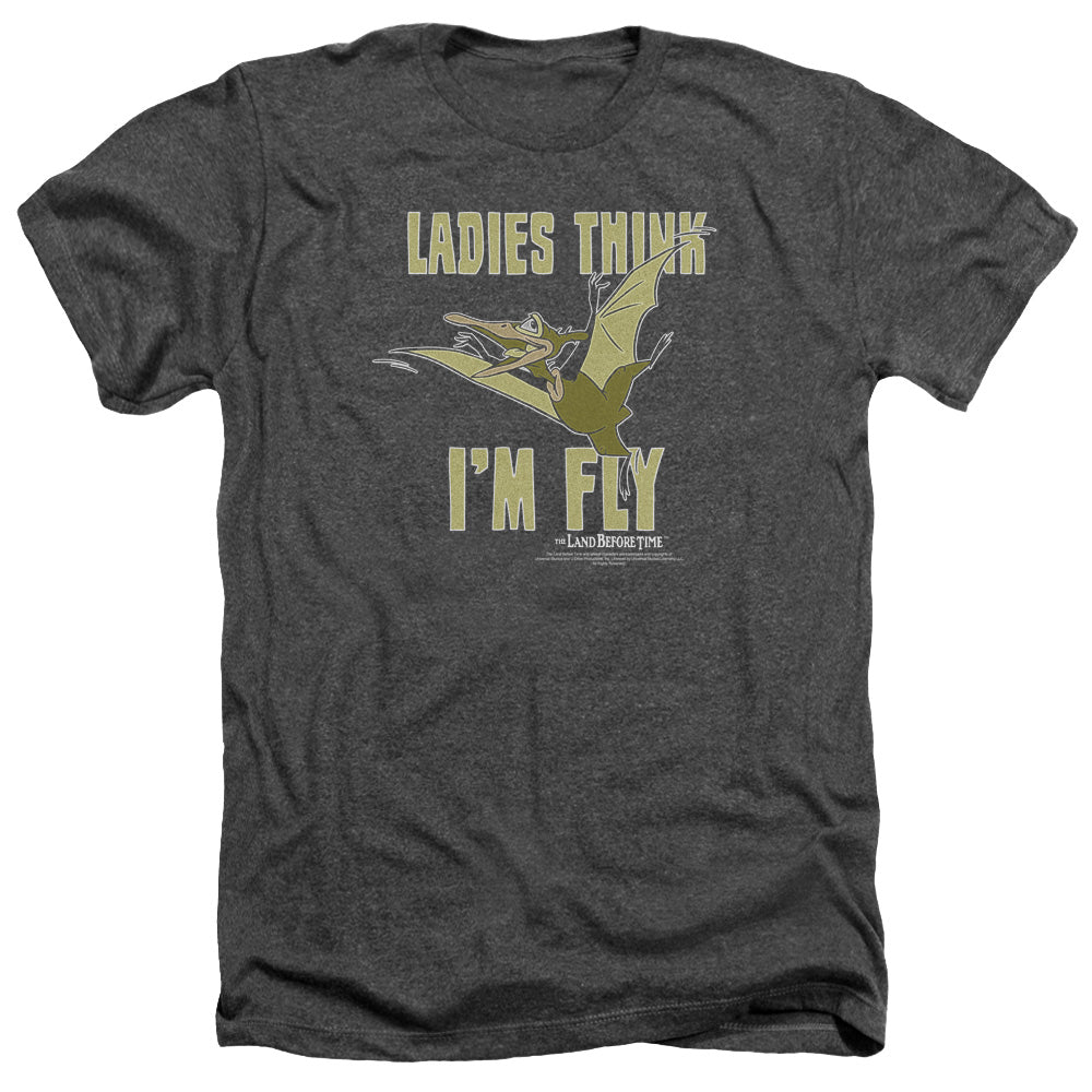 Land Before Time - Im Fly - Adult Heather - Charcoal