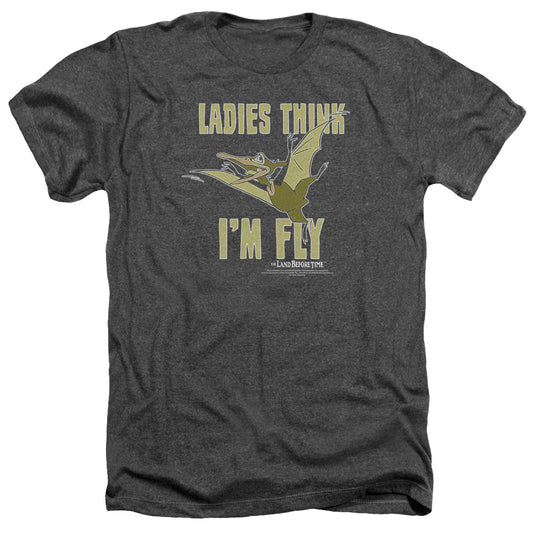 Land Before Time - Im Fly - Adult Heather - Charcoal