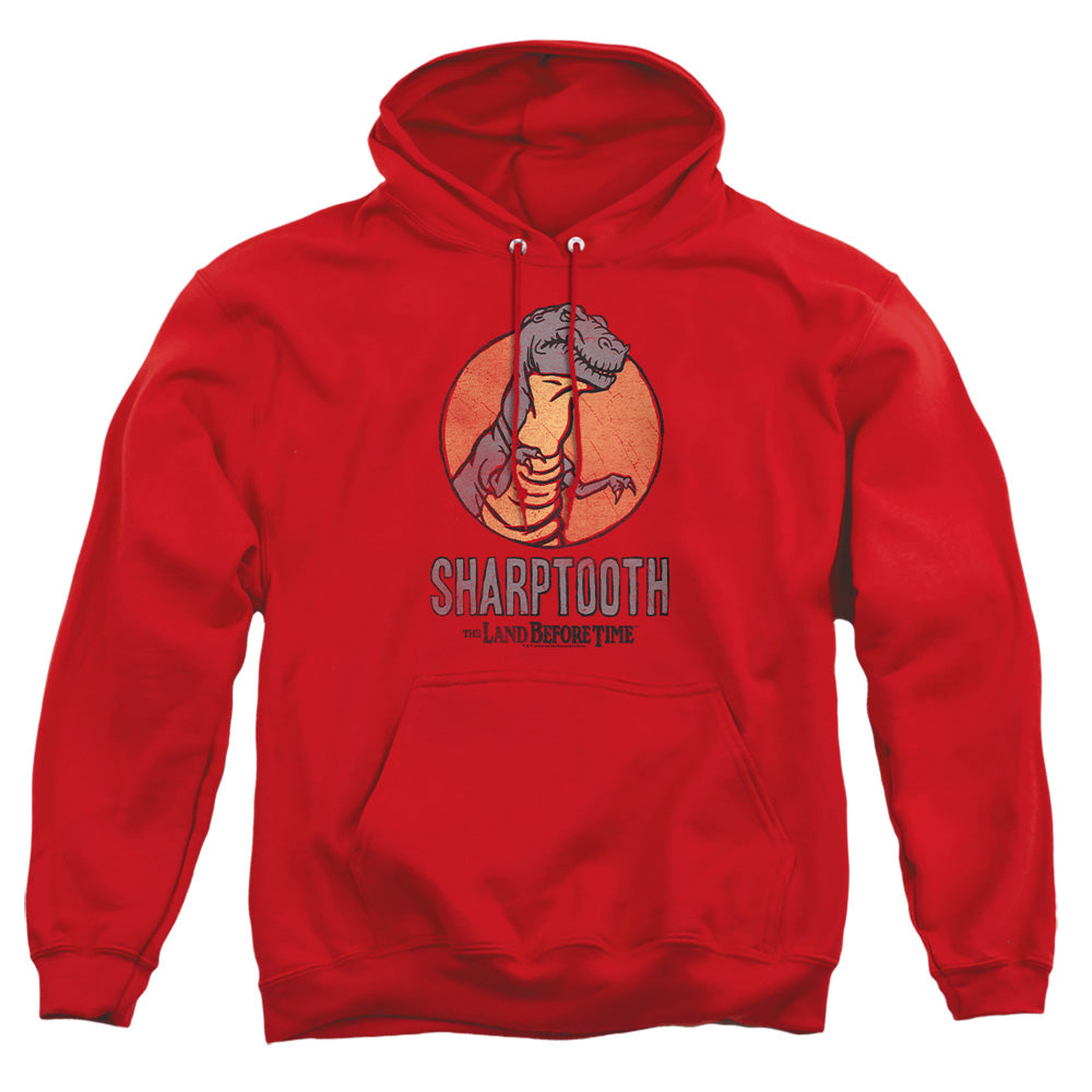 Land Before Time - Sharptooth - Adult Pull-over Hoodie - Red