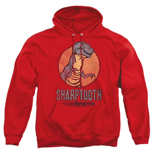 Land Before Time - Sharptooth - Adult Pull-over Hoodie - Red