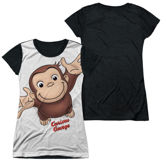 CURIOUS GEORGE HANDS IN THE AIR-S/S JUNIOR POLY T-Shirt