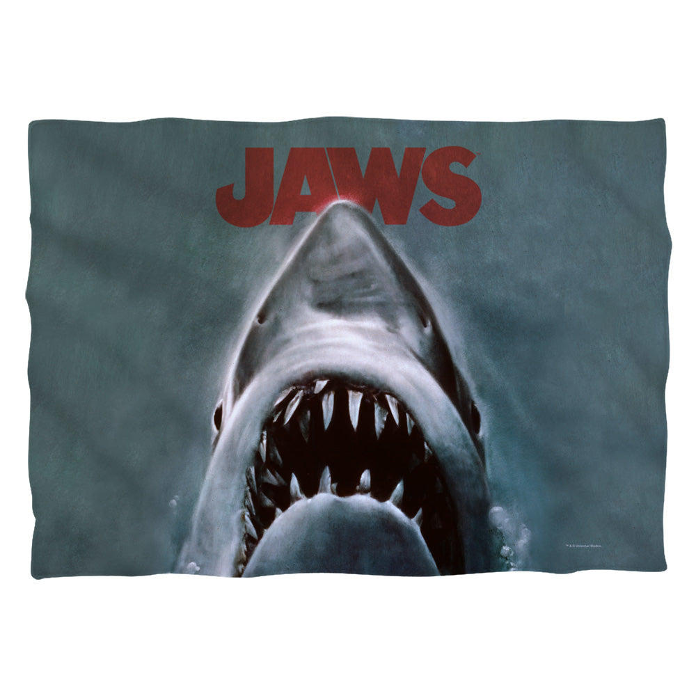 Jawshort Sleevehark - Pillow Case - White T-shirt