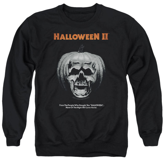 Halloween Ii - Pumpkin Poster - Adult Crewneck Sweatshirt - Black