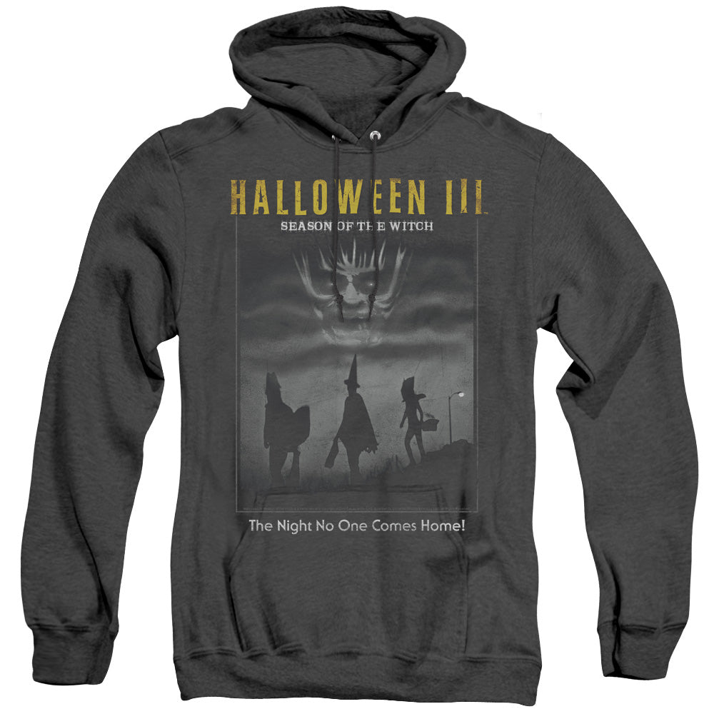 Halloween Iii - Kids Poster - Adult Heather Hoodie - Black
