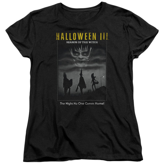 Halloween Iii - Kids Poster - Short Sleeve Womens Tee - Black T-shirt