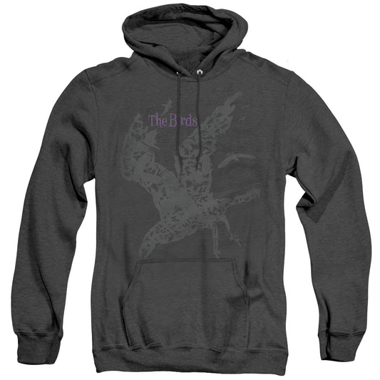 Birds - Poster - Adult Heather Hoodie - Black - Sm - Black