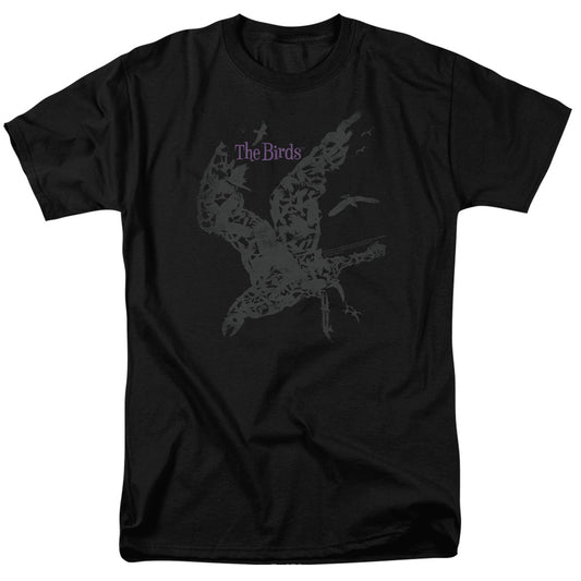 Birds - Poster - Short Sleeve Adult 18/1 - Black - Sm - Black T-shirt