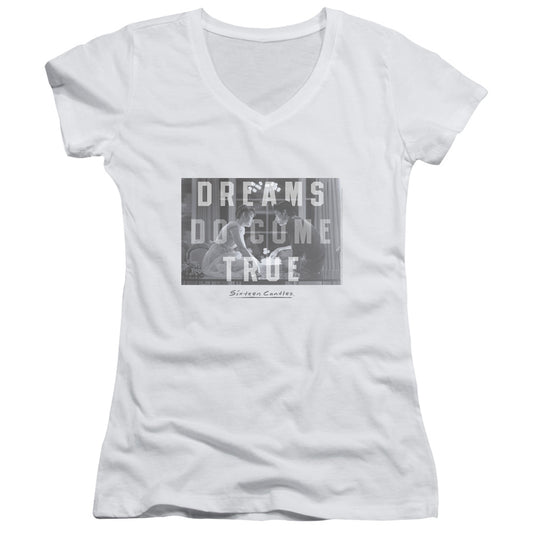 Sixteen Candles - Dreamers-junior V-neck - White