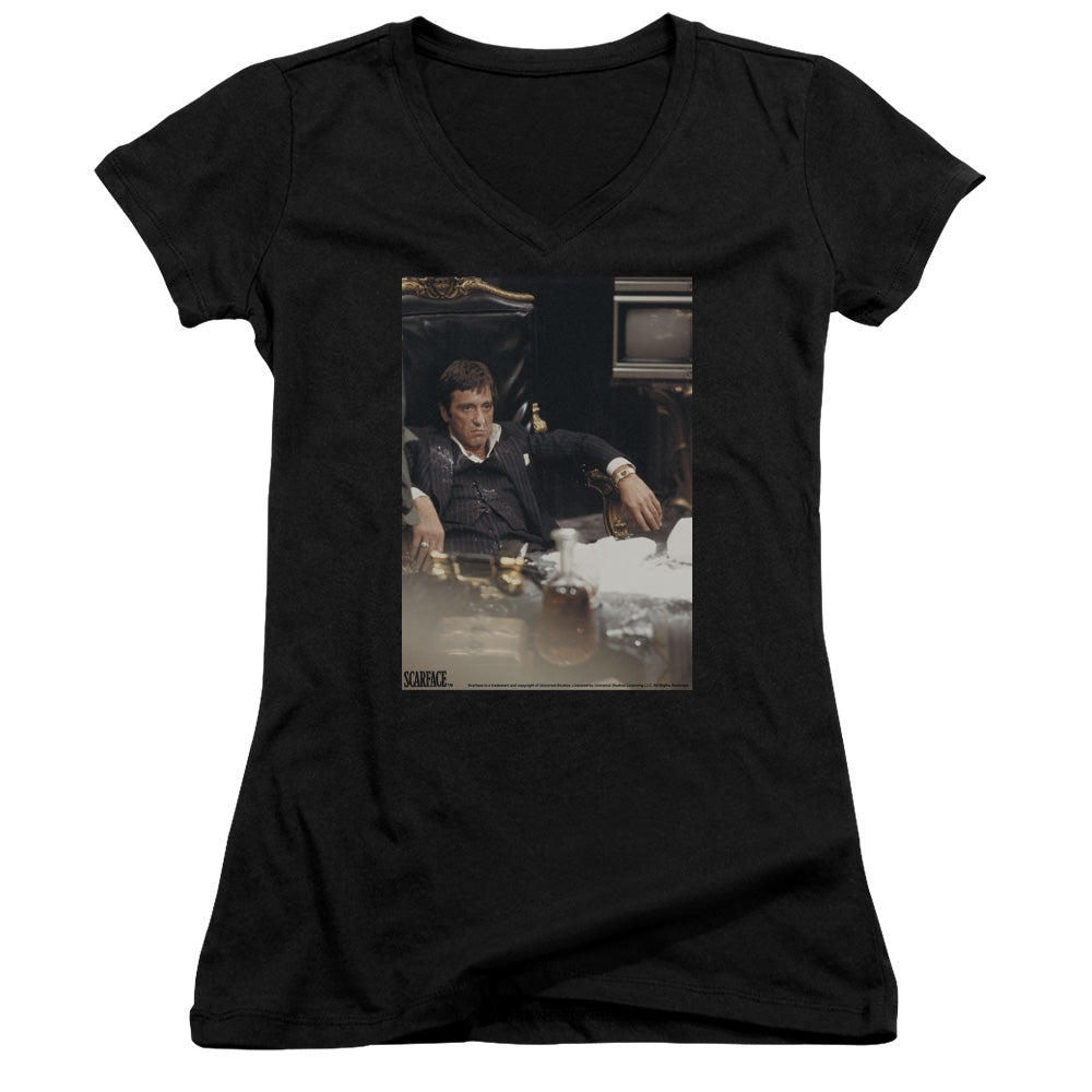 Scarface - Sit Back-junior V-neck - Black