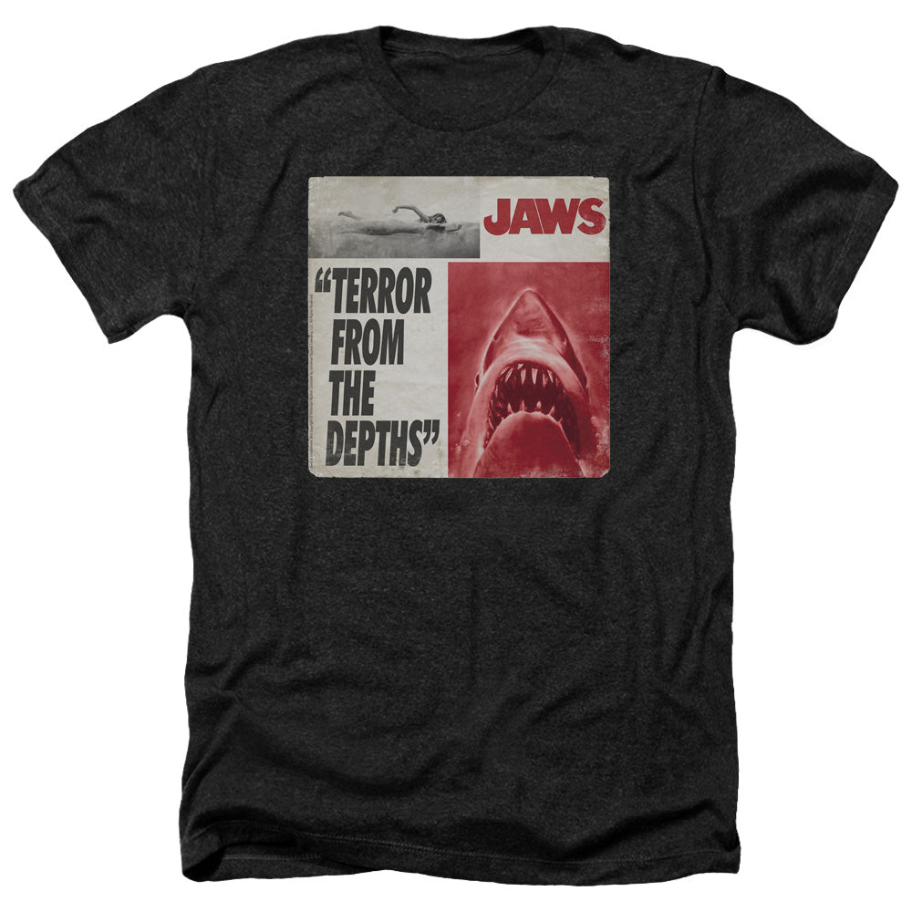 Jaws - Terror - Adult Heather-black