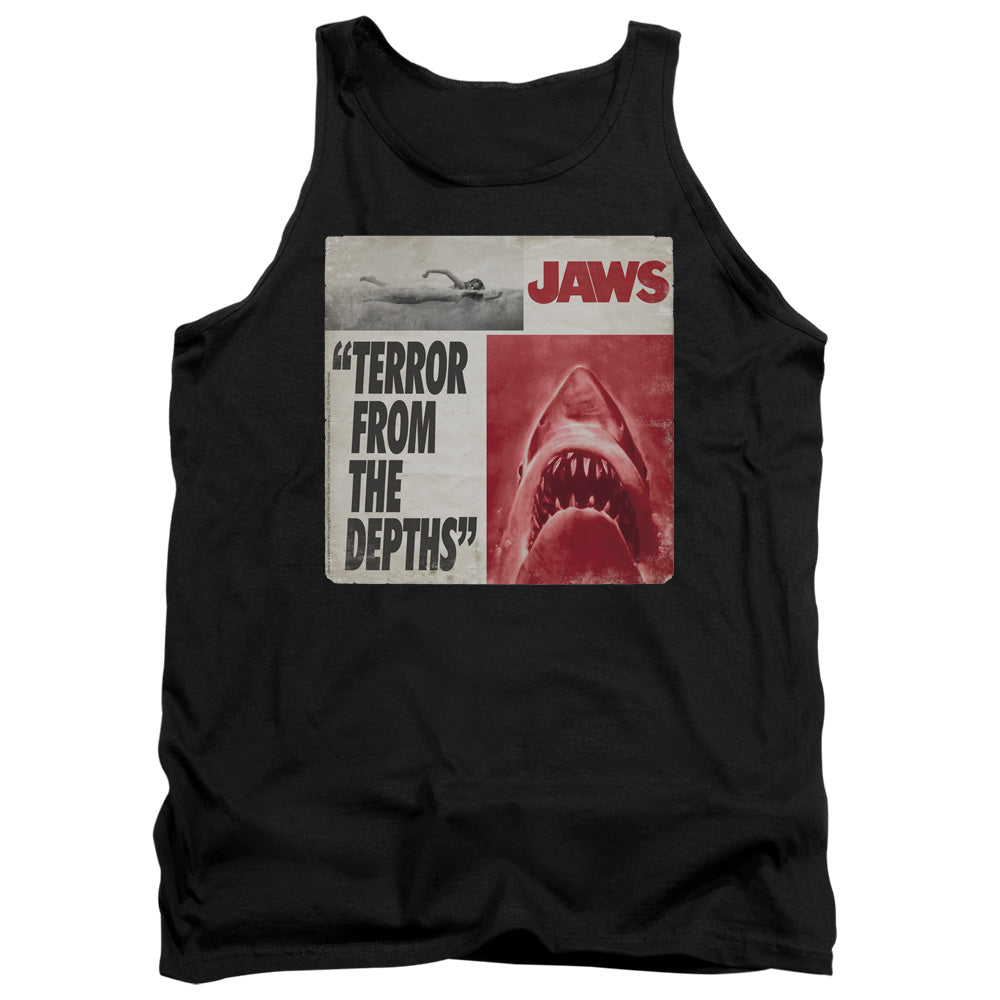 Jaws - Terror - Adult Tank - Black