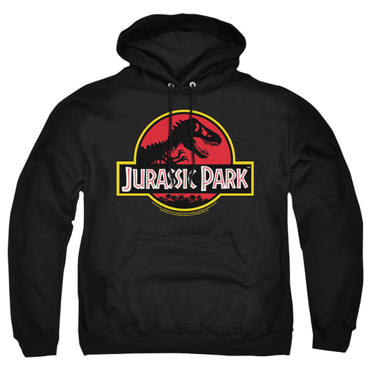 Jurassic Park - Classic Logo - Adult Pull-over Hoodie - Black