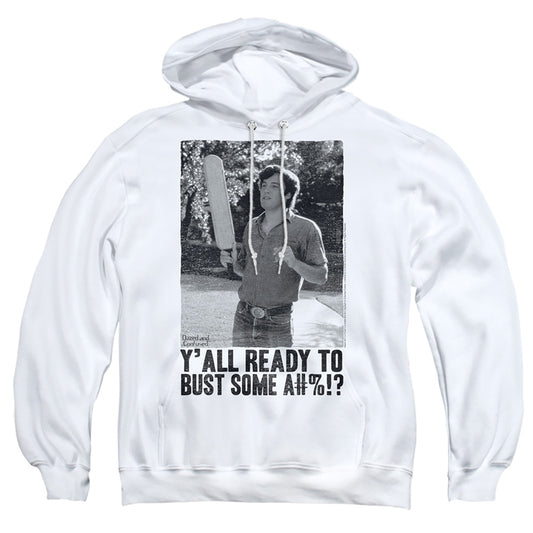 Dazed And Confused - Paddle - Adult Pull-over Hoodie - White - Sm - White