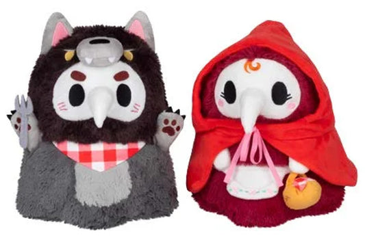 Squishable Mini Red Riding Hood & Wolf Plague Doctor Plush Duo