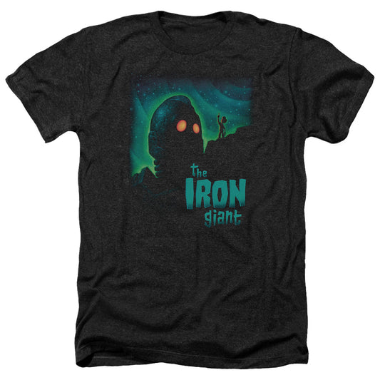 Iron Giant - Look To The Stars - Adult Heather-black