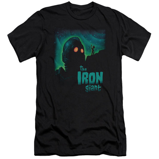 Iron Giant - Look To The Stars-premuim Canvas Adult Slim Fit 30/1 - Black