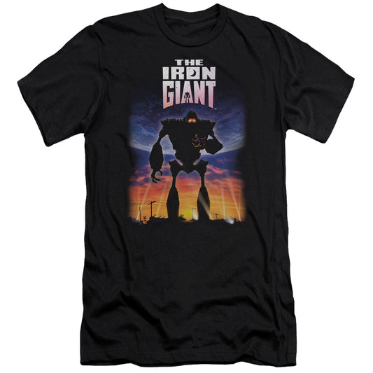 Iron Giant - Poster-premuim Canvas Adult Slim Fit 30/1 - Black