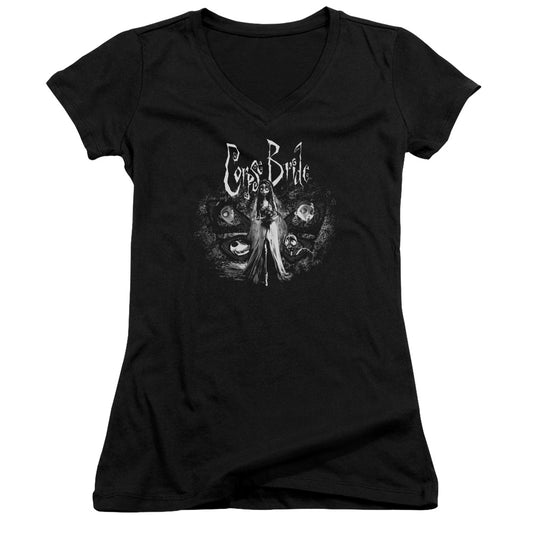 Corpse Bride - Bride To Be - Junior V-neck - Black