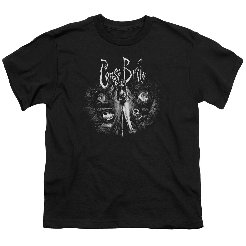 Corpse Bride - Bride To Be - Short Sleeve Youth 18/1 - Black T-shirt