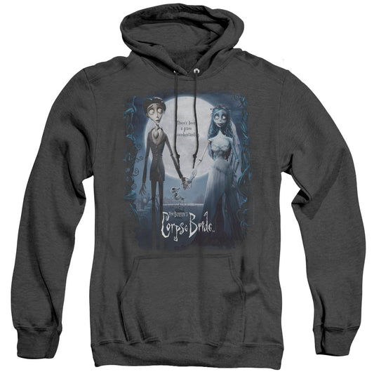 Corpse Bride - Poster - Adult Heather Hoodie - Black