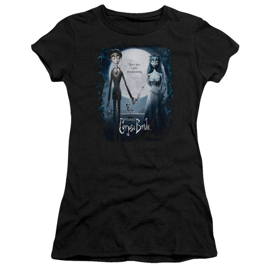 Corpse Bride - Poster - Short Sleeve Junior Sheer - Black T-shirt
