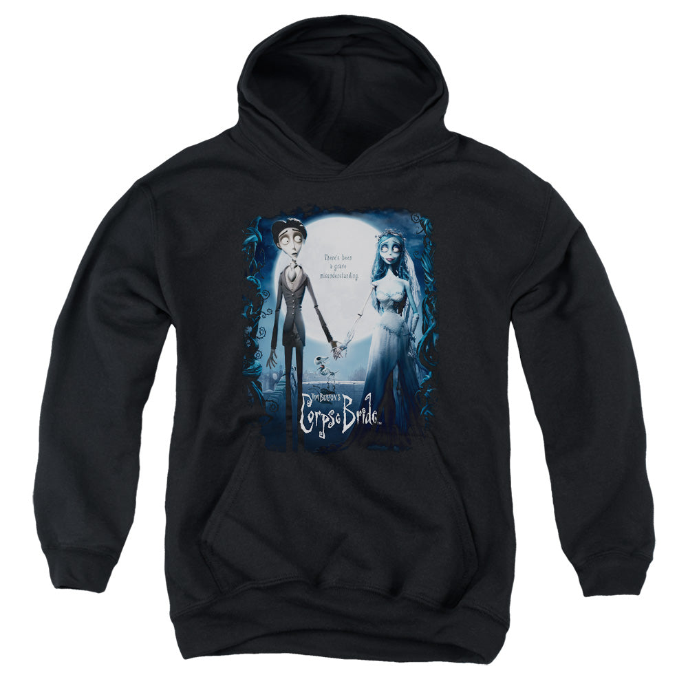 Corpse Bride - Poster - Youth Pull-over Hoodie - Black