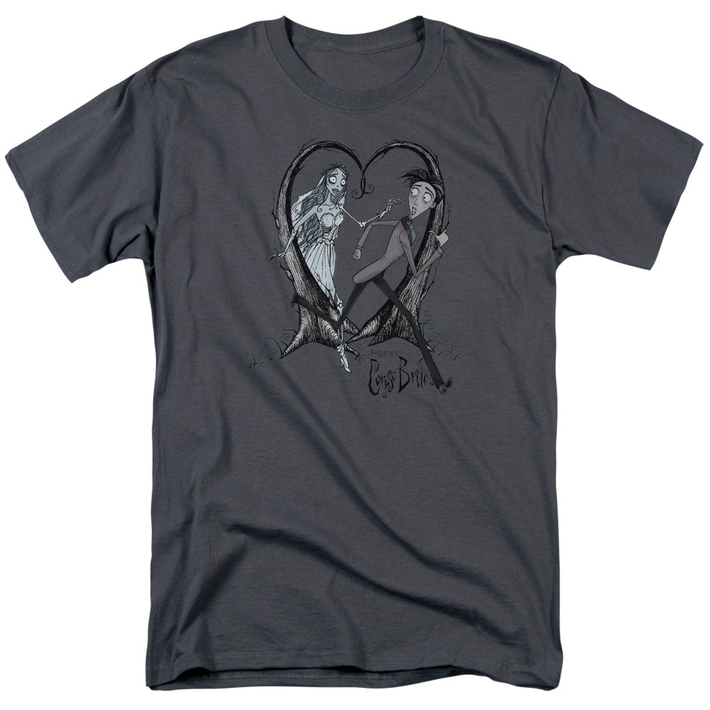 Corpse Bride - Runaway Groom - Short Sleeve Adult 18/1 - Charcoal T-shirt