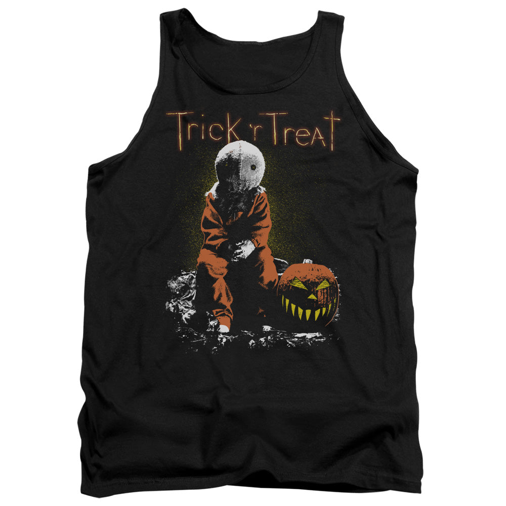 Trick R Treat - Sitting Sam - Adult Tank - Black