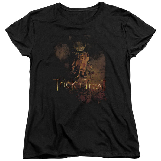 Trick R Treat - Movie Poster - Short Sleeve Women"s Tee - Black T-shirt