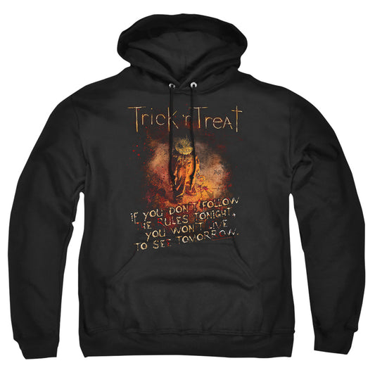 Trick R Treat - Rules - Adult Pull-over Hoodie - Black