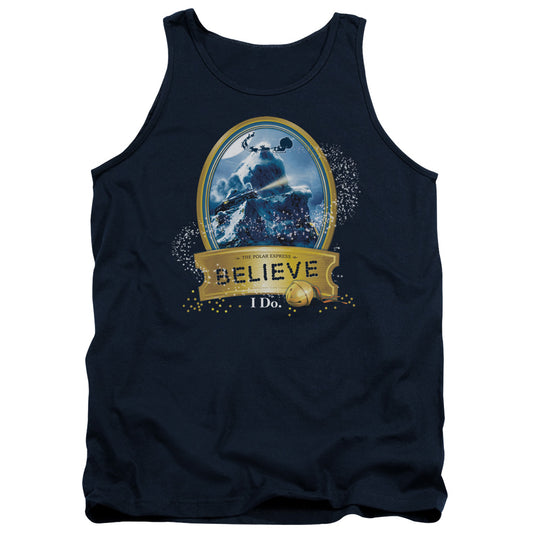 Polar Express - True Believer - Adult Tank - Navy