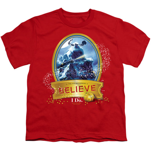 Polar Express - True Believer - Short Sleeve Youth 18/1 - Navy T-shirt