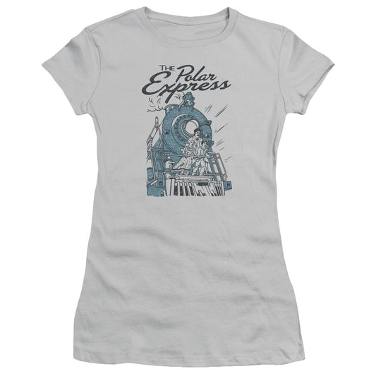 Polar Express - Rail Riders - Short Sleeve Junior Sheer - Silver T-shirt