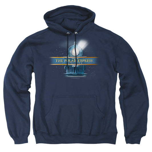 Polar Express - Train Logo - Adult Pull-over Hoodie - Navy
