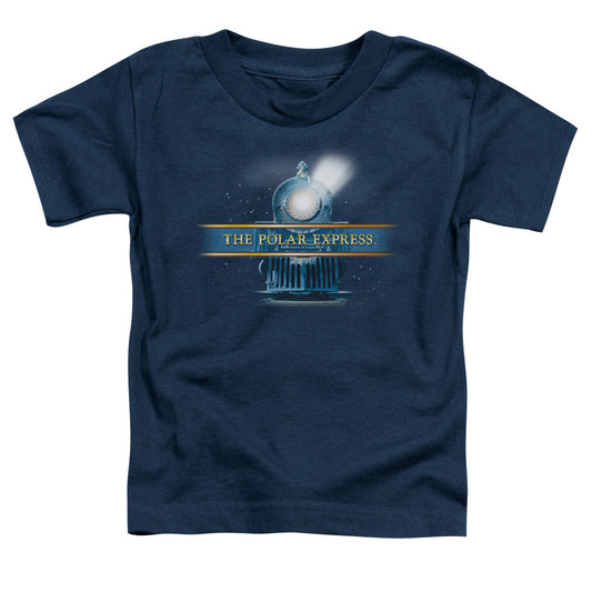 Polar Express - Train Logo - Short Sleeve Toddler Tee - Navy T-shirt