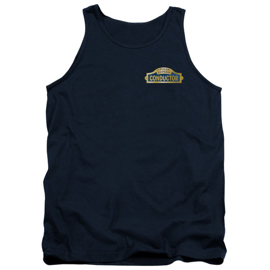 Polar Express - Conductor - Adult Tank - Navy
