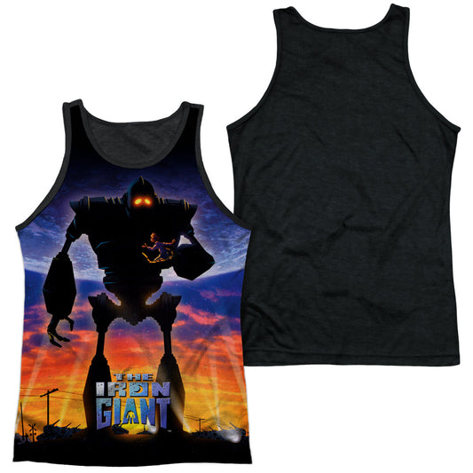 Iron Giant - Giant Poster - Adult Poly Tank Top Black Back - White