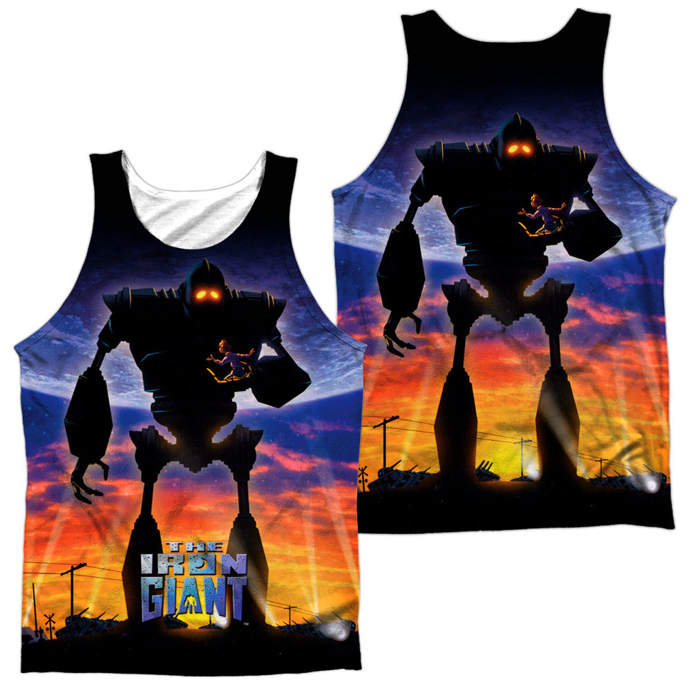 Iron Giant - Giant Poster - Adult 100% Poly Tank Top - White