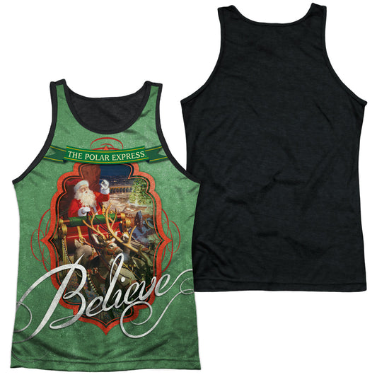 Polar Expresshort Sleeveanta - Adult Poly Tank Top Black Back - White T-shirt