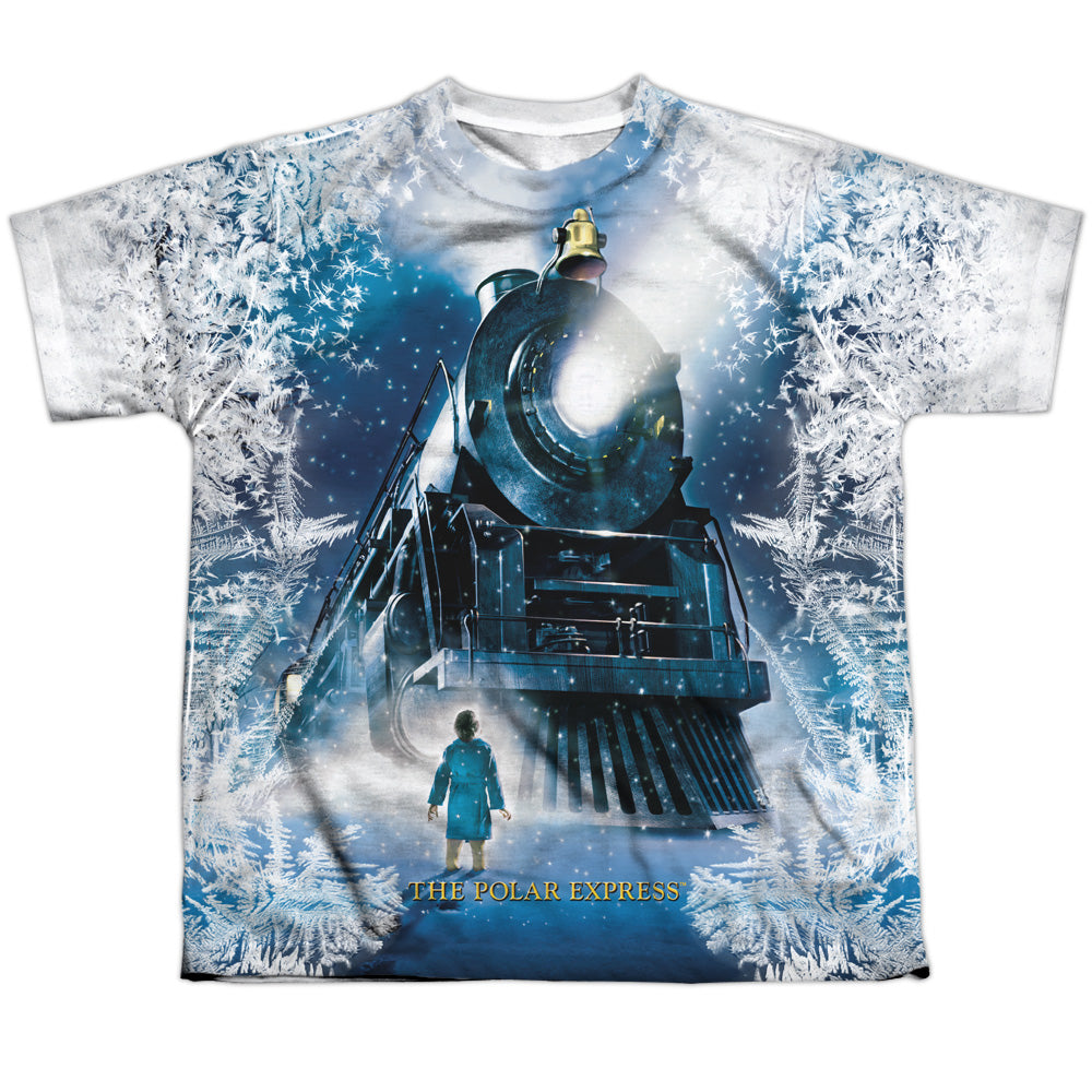 Polar Express - Journey - Short Sleeve Youth Poly Crew - White T-shirt