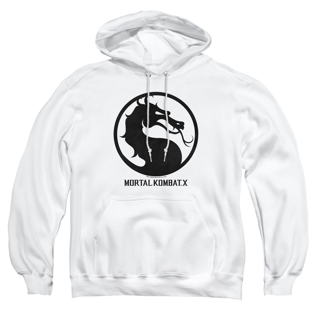 Mortal Kombat X - Seal - Adult Pull-over Hoodie - White